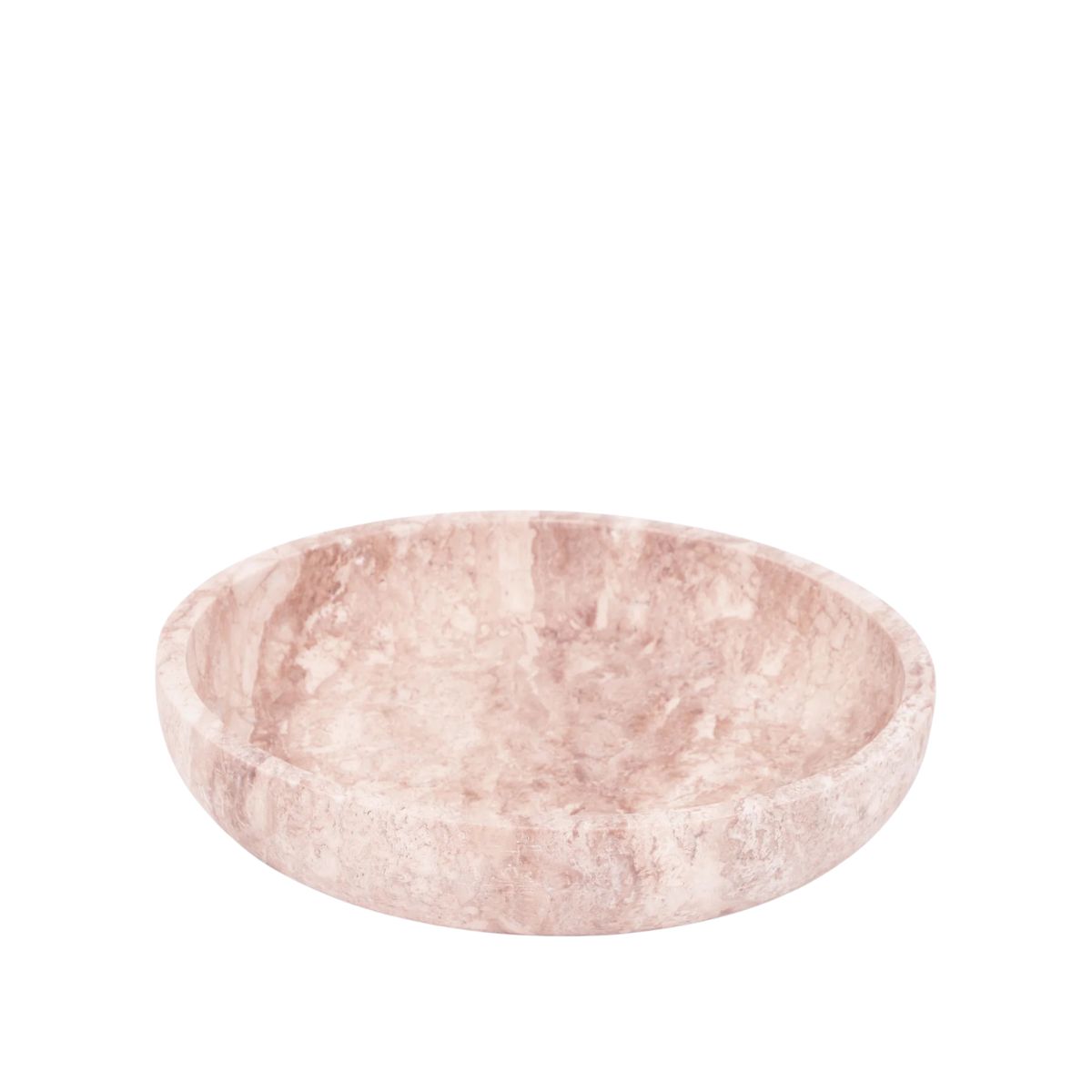 25 Pink Travertine Bowl Luna M - Image 1
