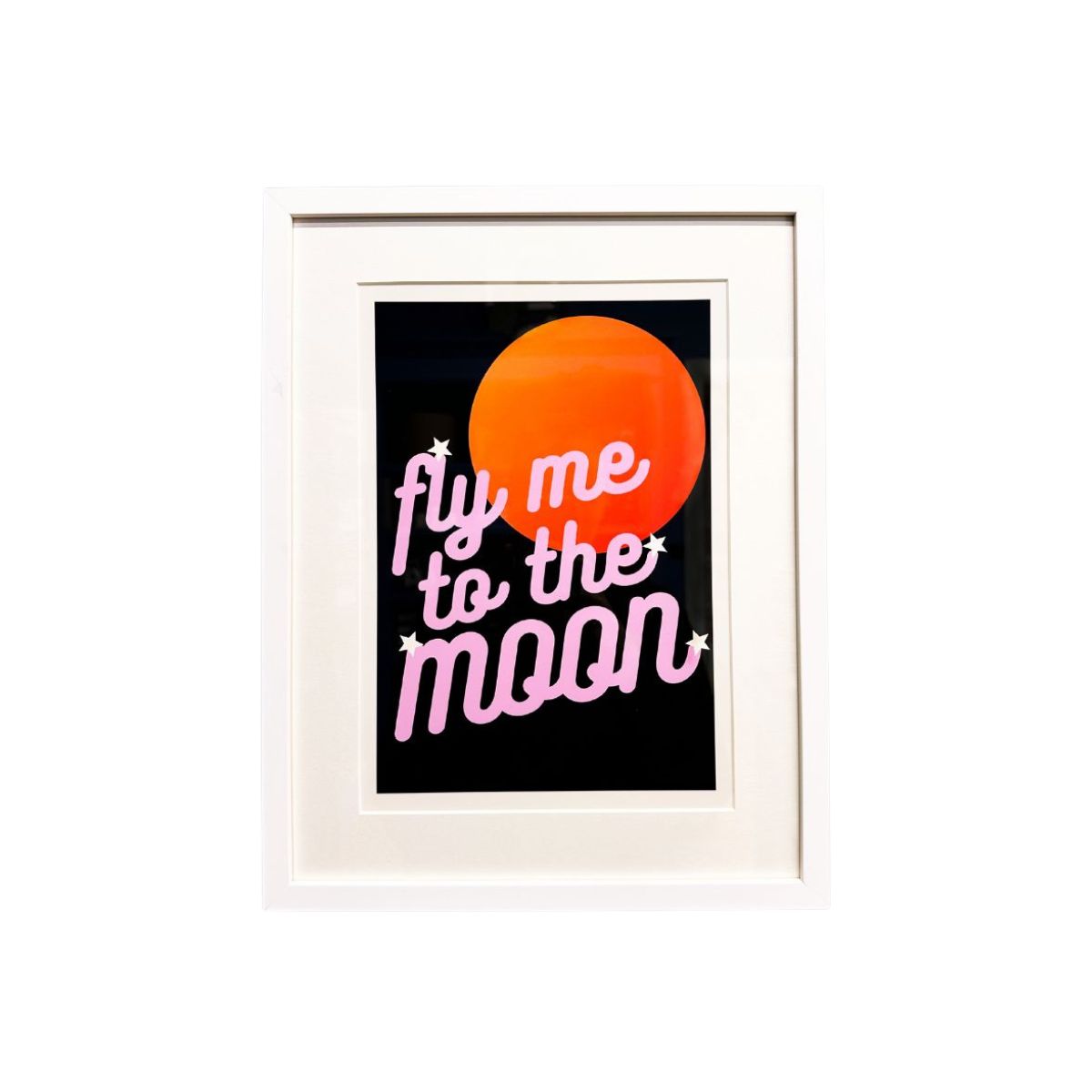 4 Fly Me To The Moon - Framed Art Print, 39x30cm - Image 1