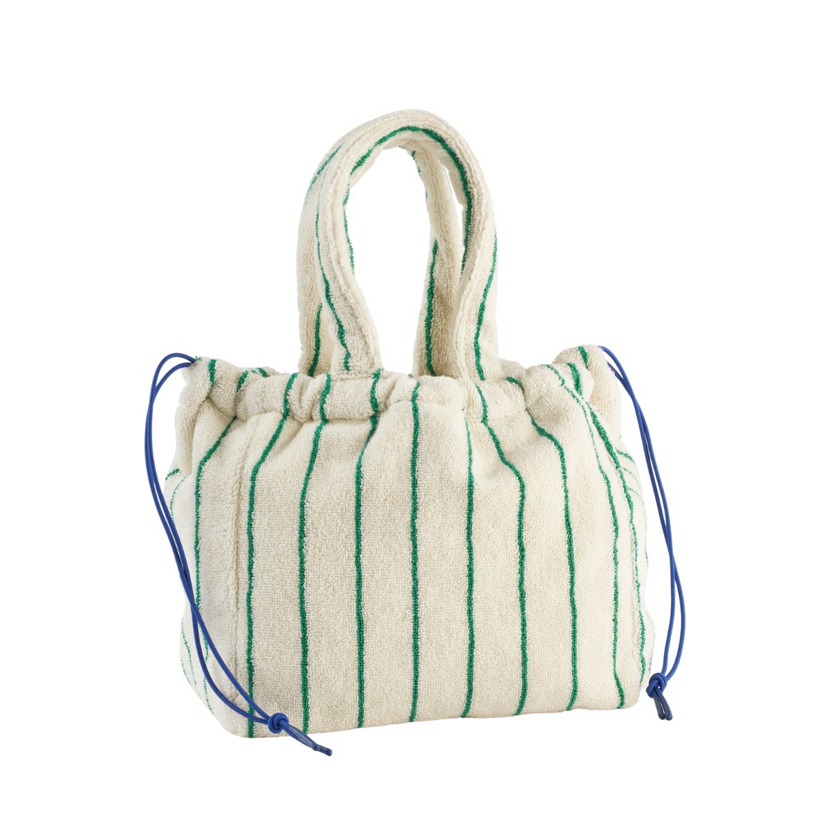 16 Naram Handbag Small, Pure White & Grass - Image 1