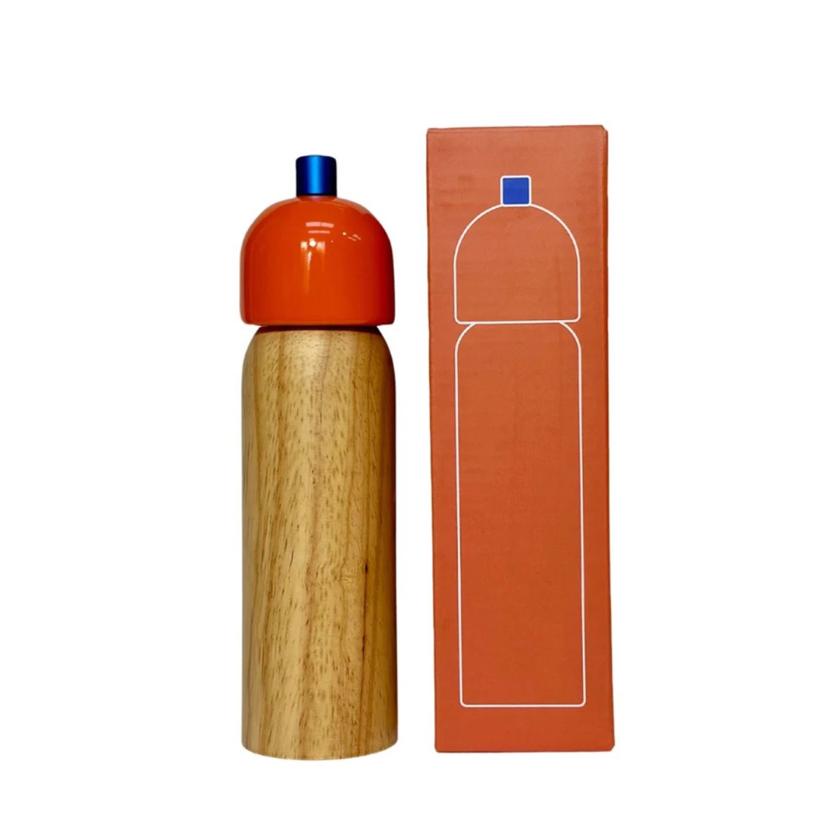 32 Medium Salt & Pepper Grinder 5.1 x 18.8cm, Orange - Image 1