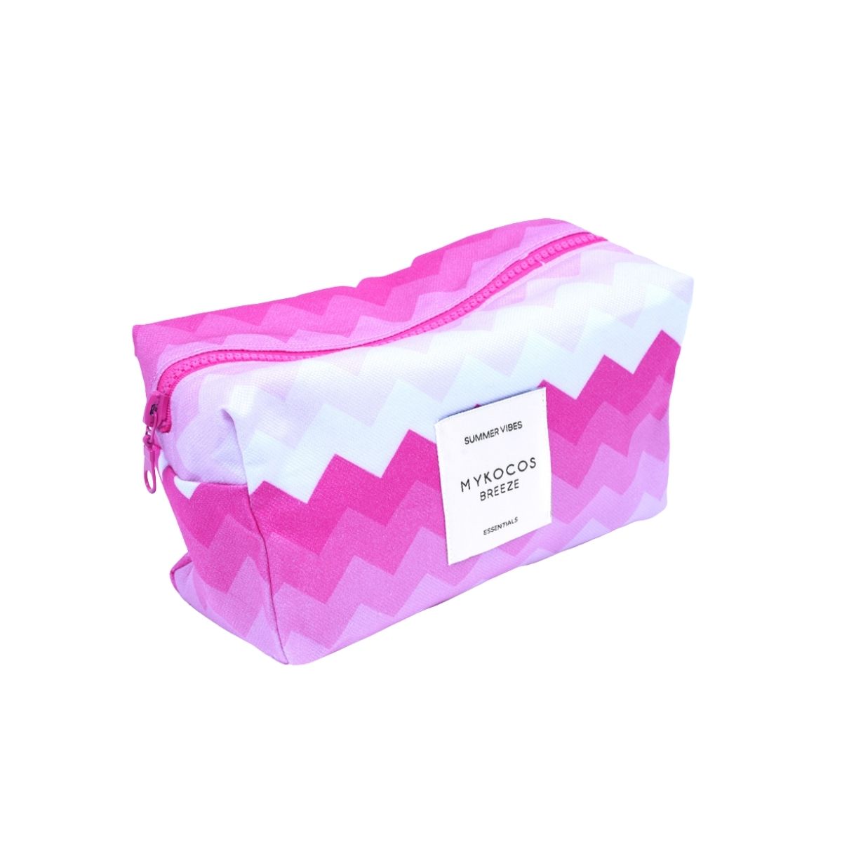 14 Cevron Pink Medium Pouch - Image 1
