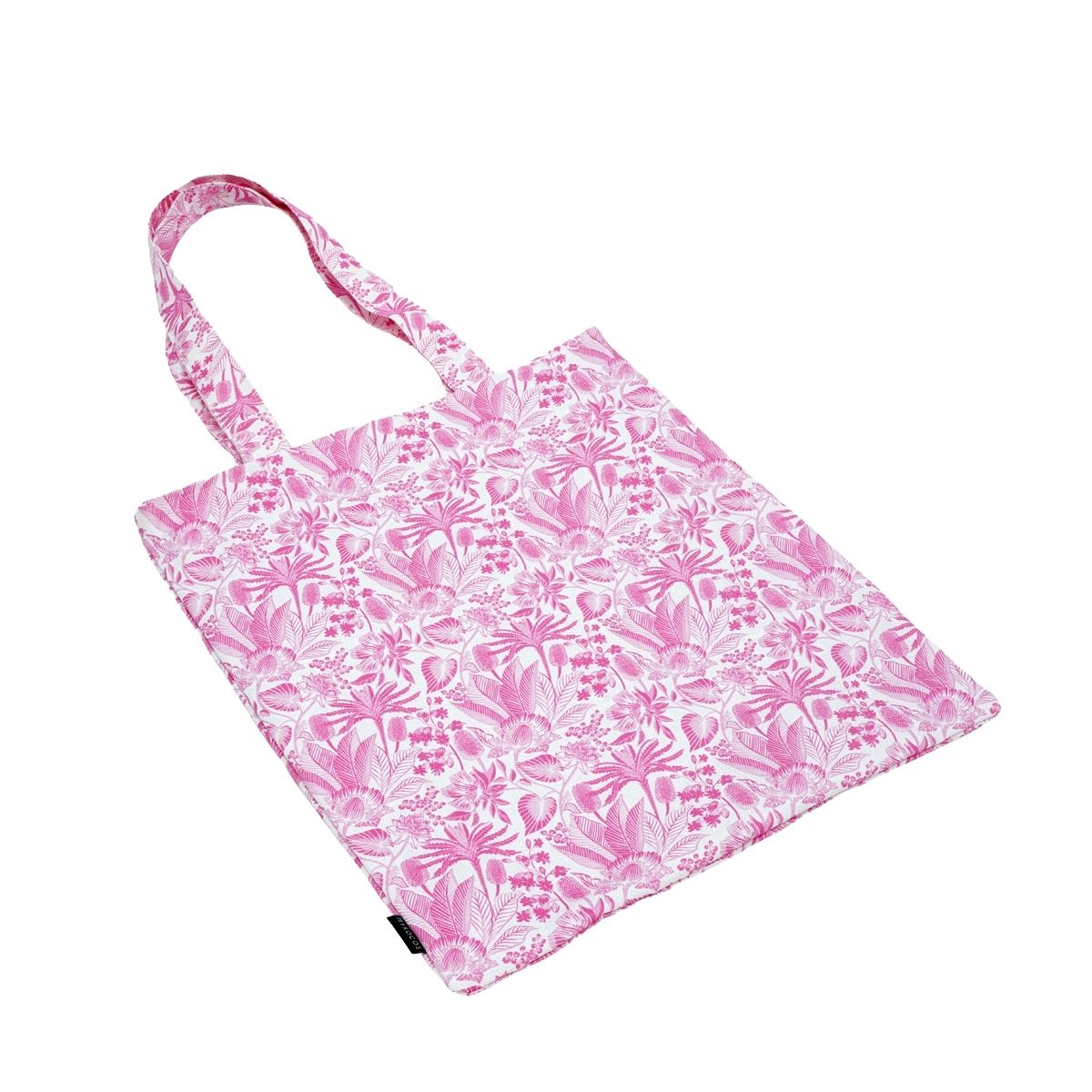 54 Flower White Pink Tote Bag - Image 1