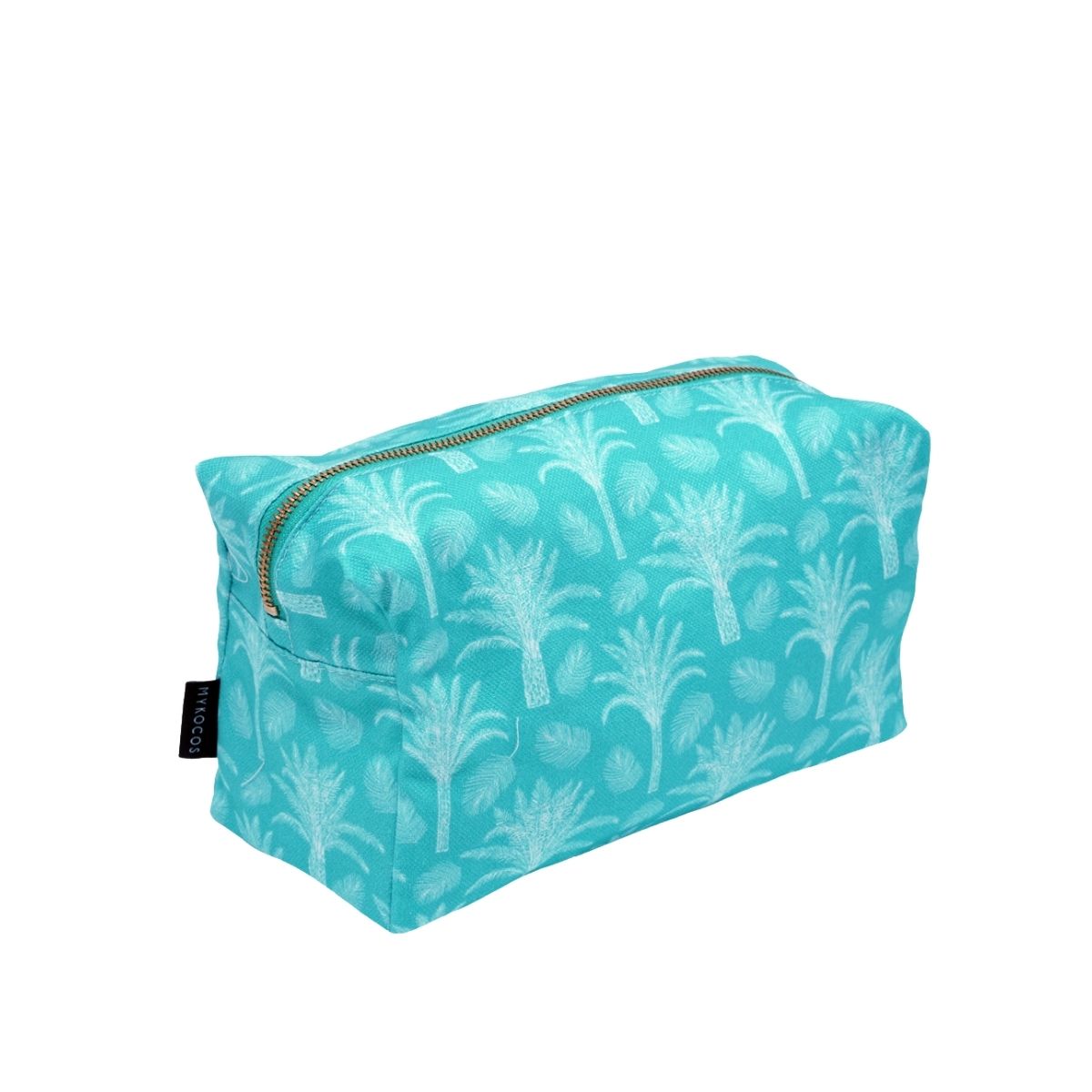 63 Palm Tree Tiffanies White Medium Pouch - Image 1