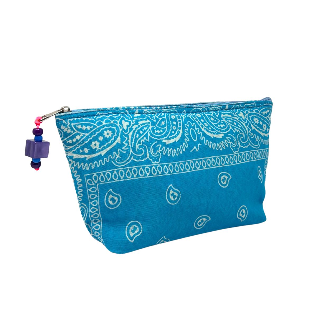 mamacita (10) Mamacita Large Bandana Pouch Aqua - Image 1