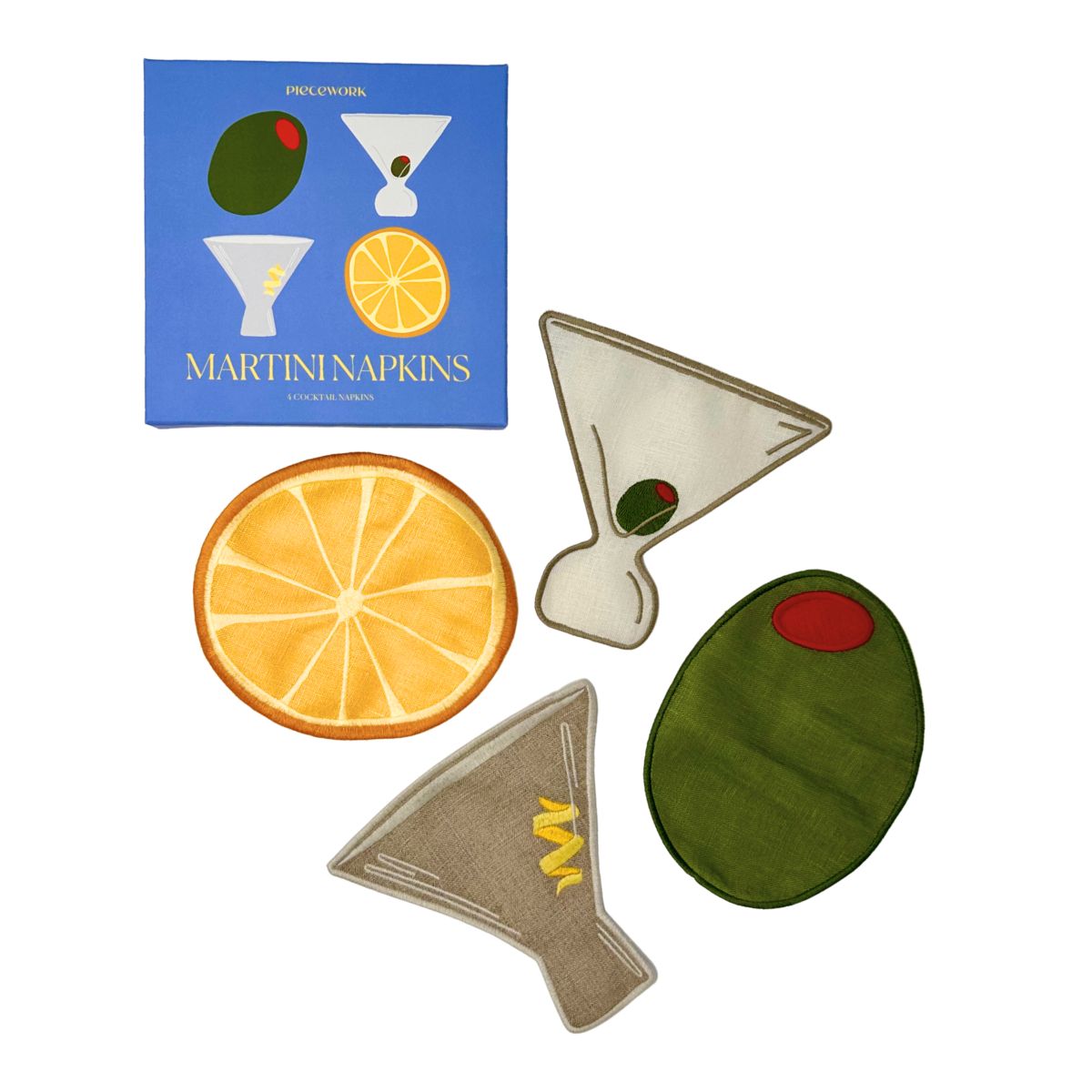 14 Martini Cocktail Napkins - Image 1