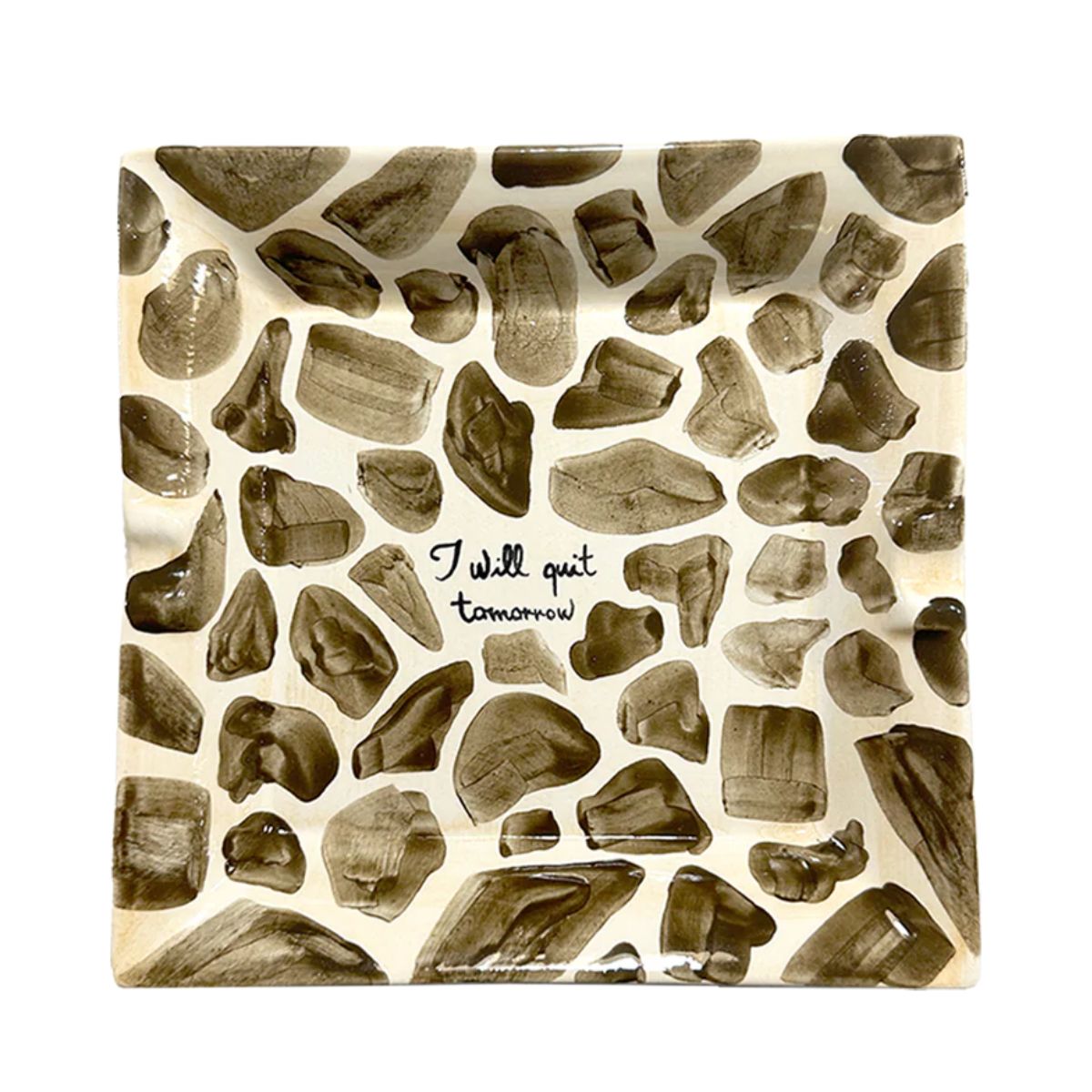 29 I Will Quit Tomorrow Ashtray - Image 1