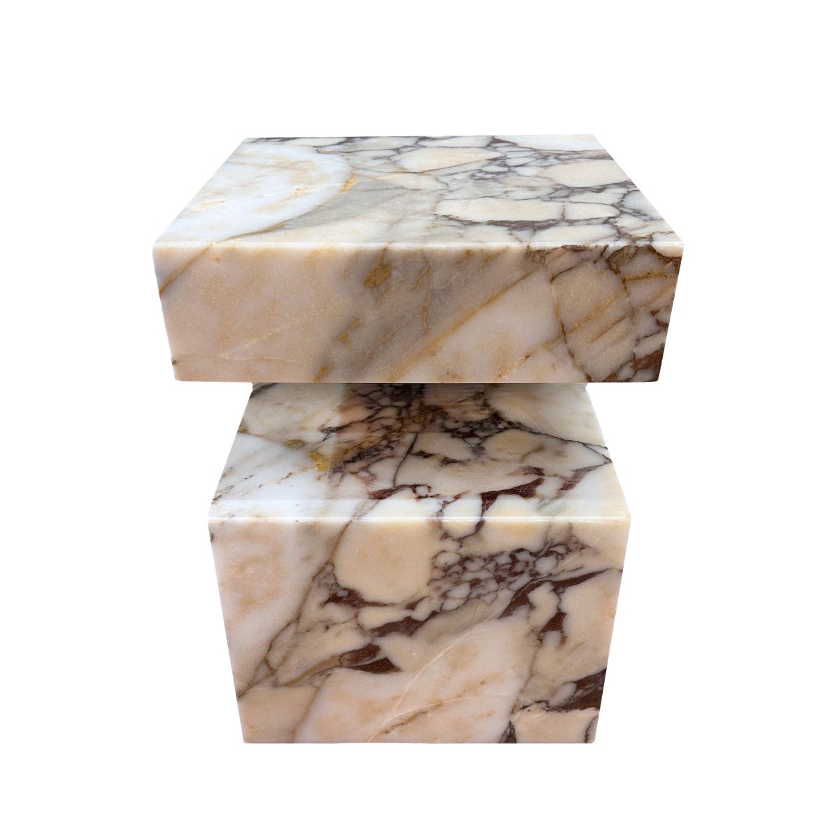 Marble Table Lipshop Linear Float Marble Side Table - Image 1