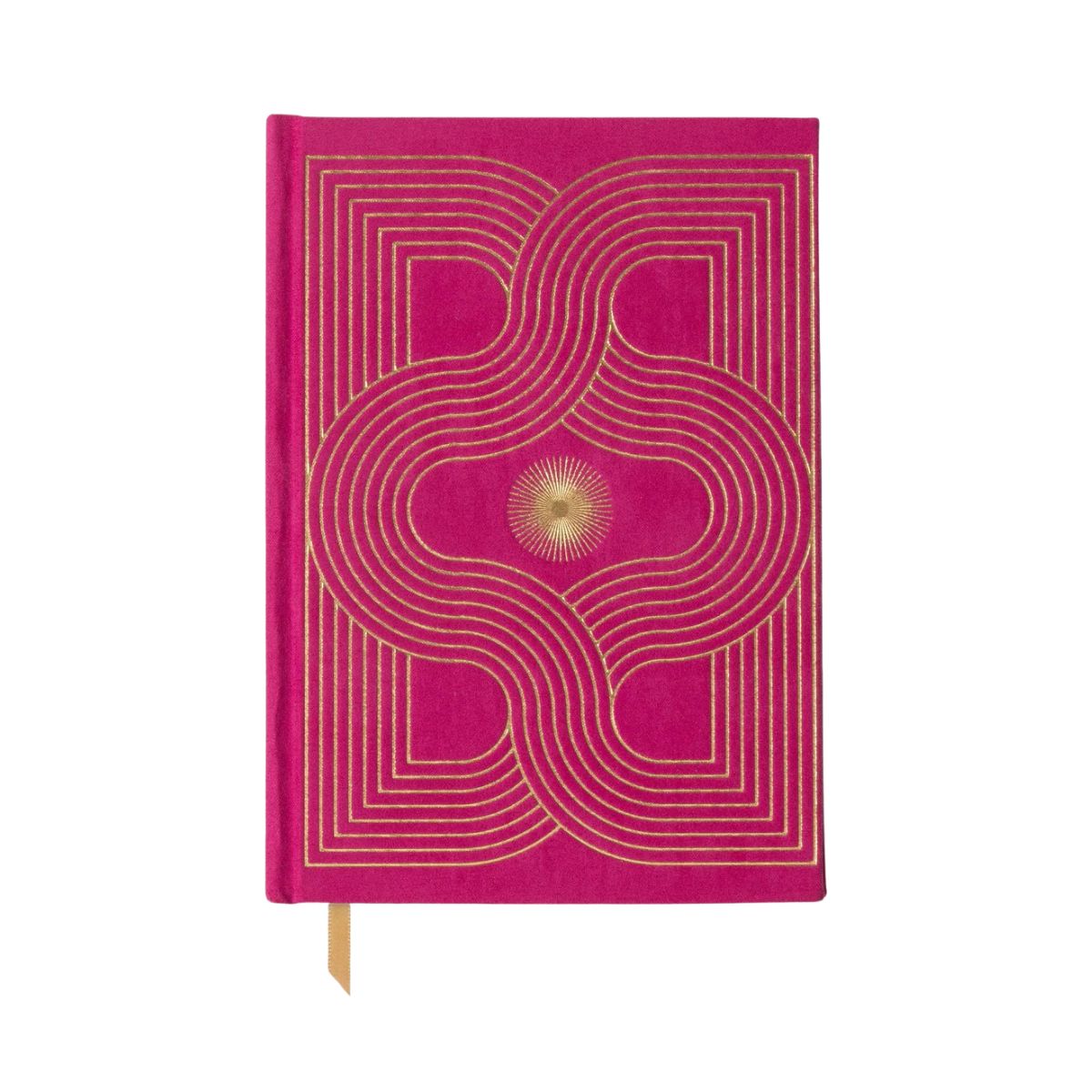221 Radiant Suedette Journal - Fuchsia - Image 1