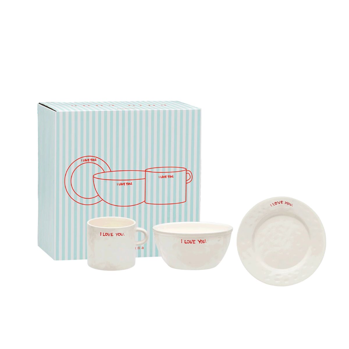 168 I Love You Breakfast Set - Image 1
