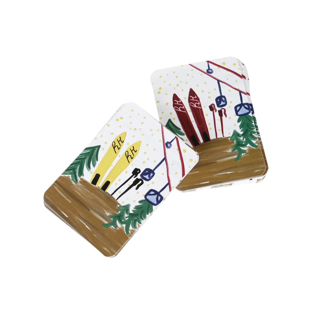 186 Skis Playing Cards Set - Image 1