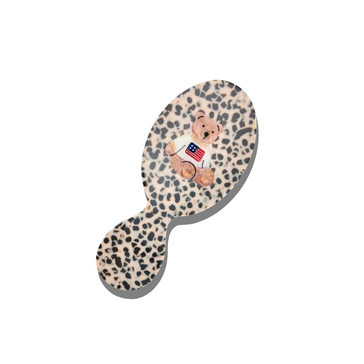 125 Hand-Painted Americana Teddy Handbag Hero Brush - Image 1