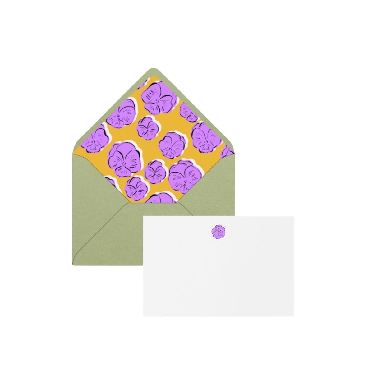 21 The Garden Script Greeting Card Set - Image 1