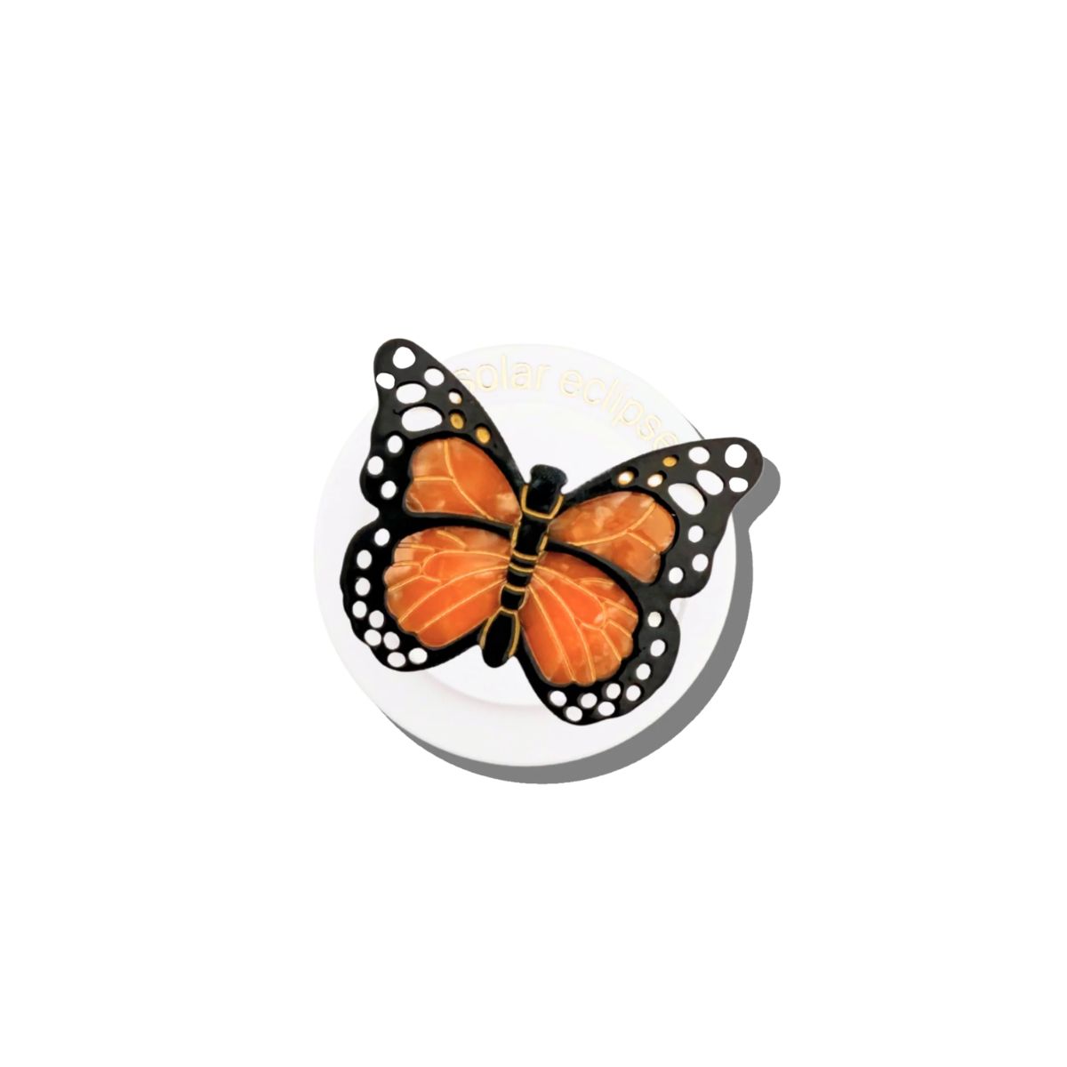 192 Hand-Painted Monarch Butterfly GripCharm - Image 1