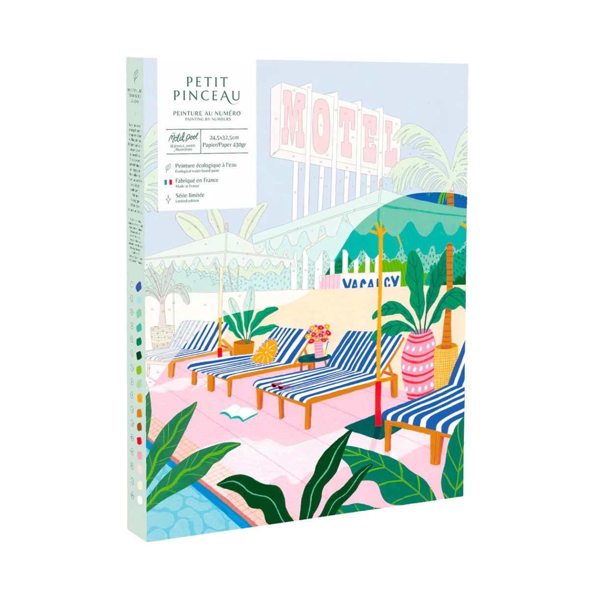 80 Paint By Number Kit - The Motel Pool - Image 1
