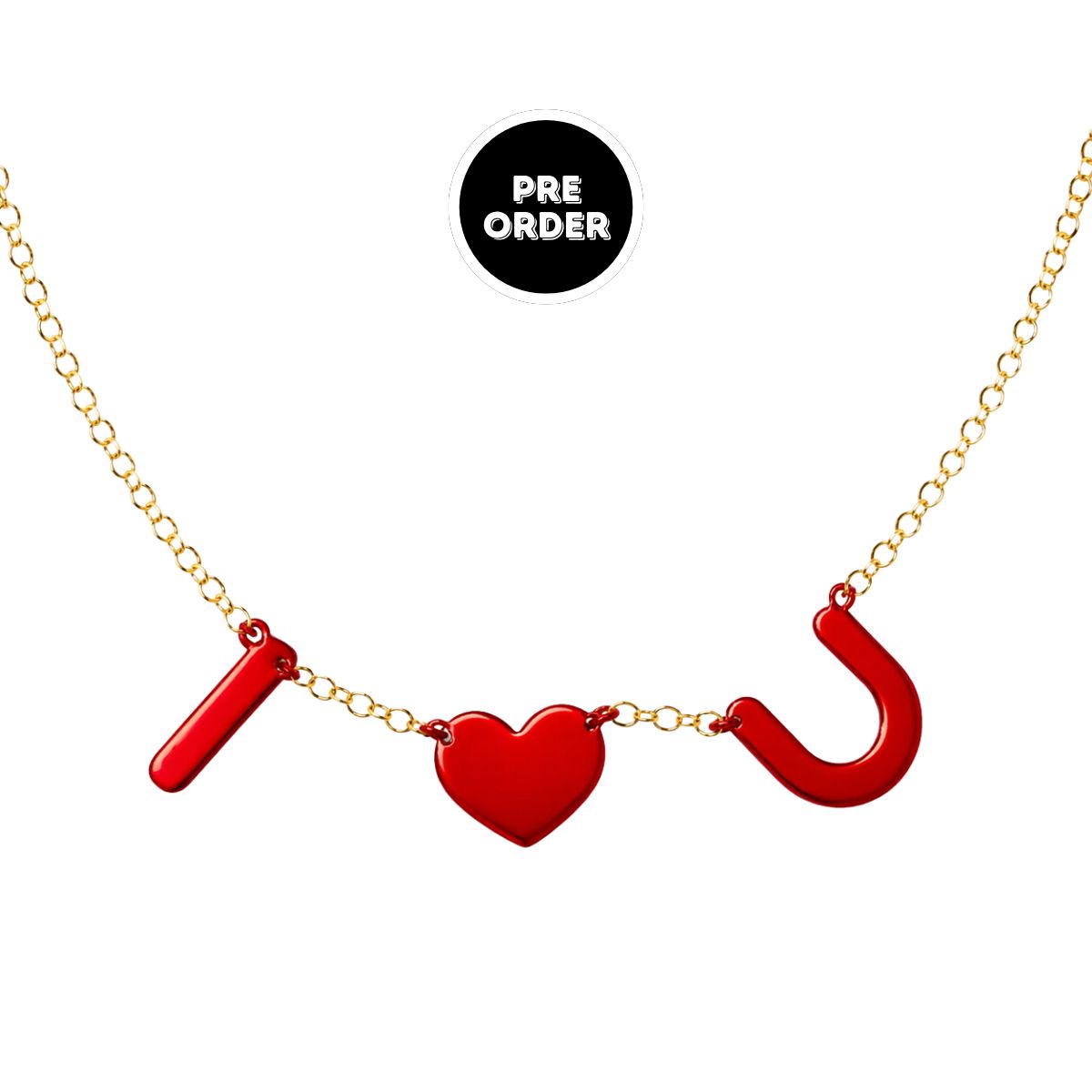41 Anastasia Kessaris X Lipshop – I <3 U Necklace - Image 1