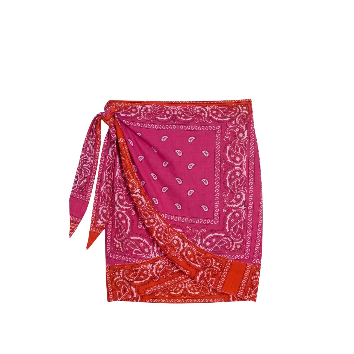 ARIZONA LOVE-LIPSHOP (9) Bandana Fucshia/Orange Sharong - Image 1
