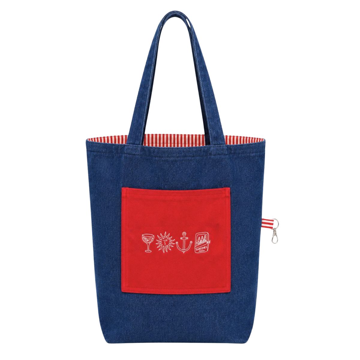 Beach Bags Living Poetry (1) Anchors Away Beach Bag - Image 1