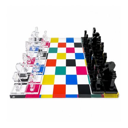 Pixel Pop Acrylic Chess Set