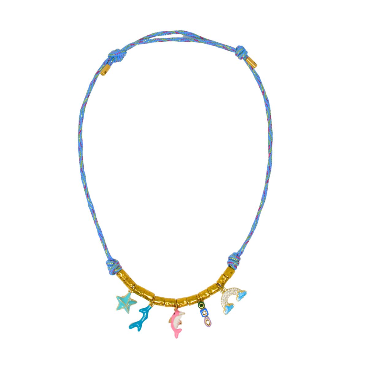 262 The Tidal Wave Charm Necklace - Image 1