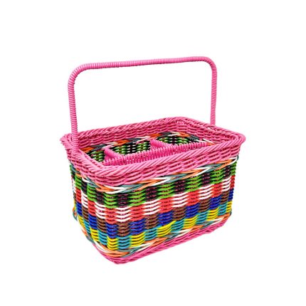 Chroma Rhythms Woven Basket