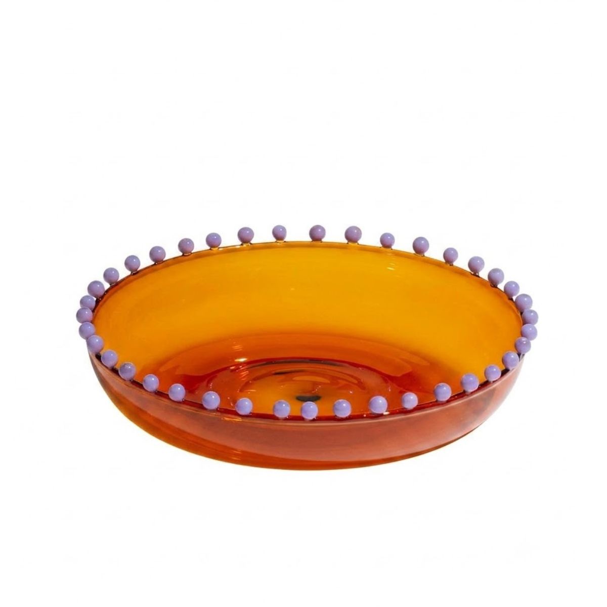 2 Pearl Platter, Amber/Lilac - Image 1