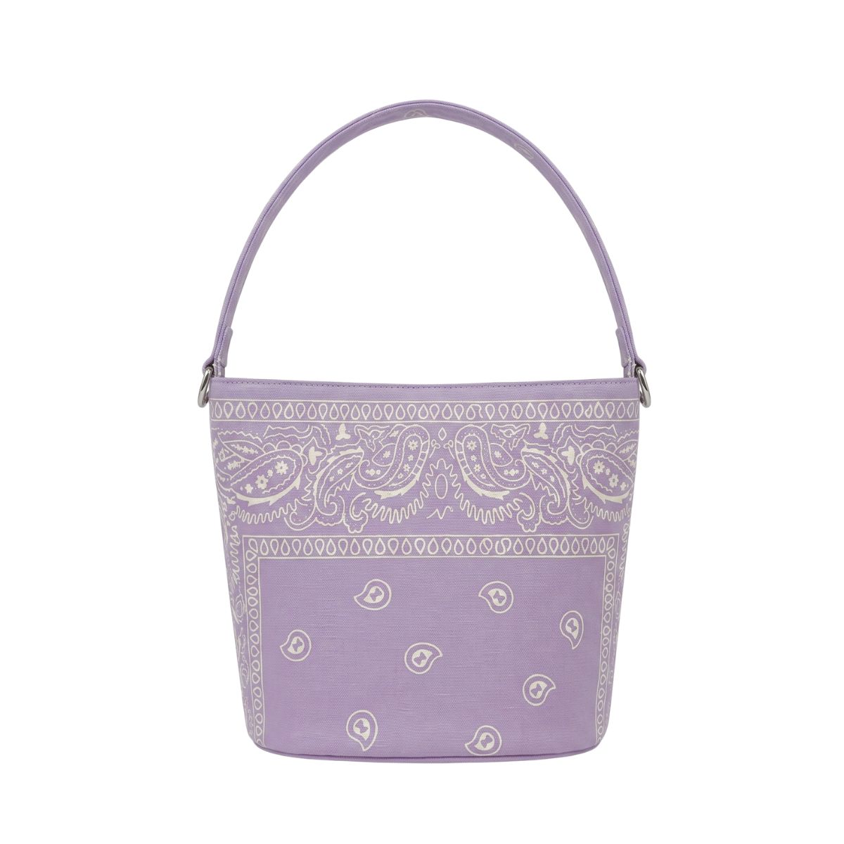246 The Everyday Bandana Bucket Bag, Lilac - Image 1