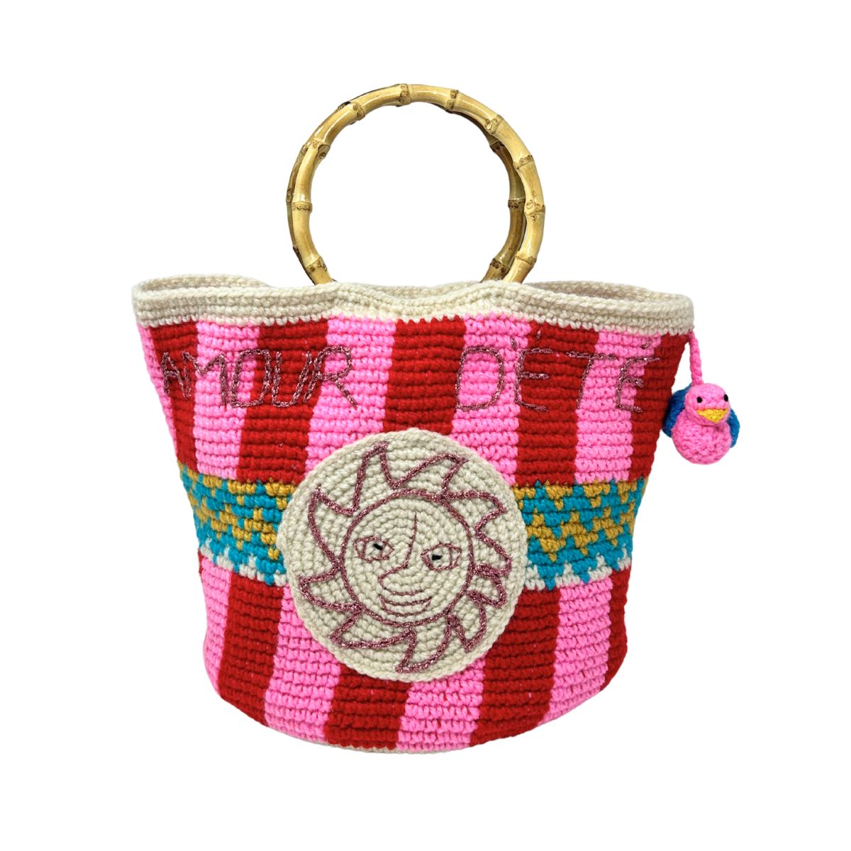 3 Summer Love Handmade Crochet Bag, Malabar - Image 1