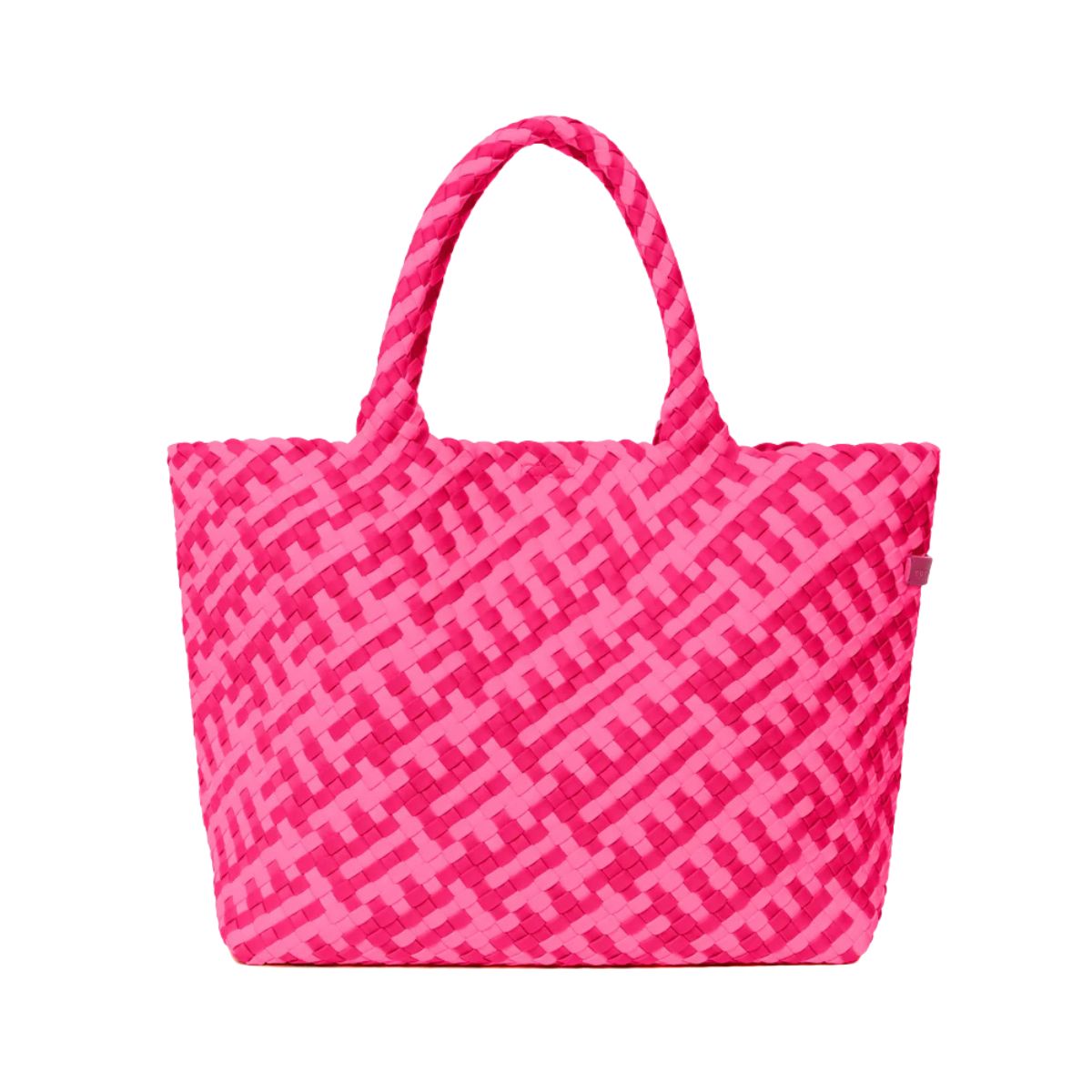 33 Neoprene Large Tote Bag Neon Pink - Image 1