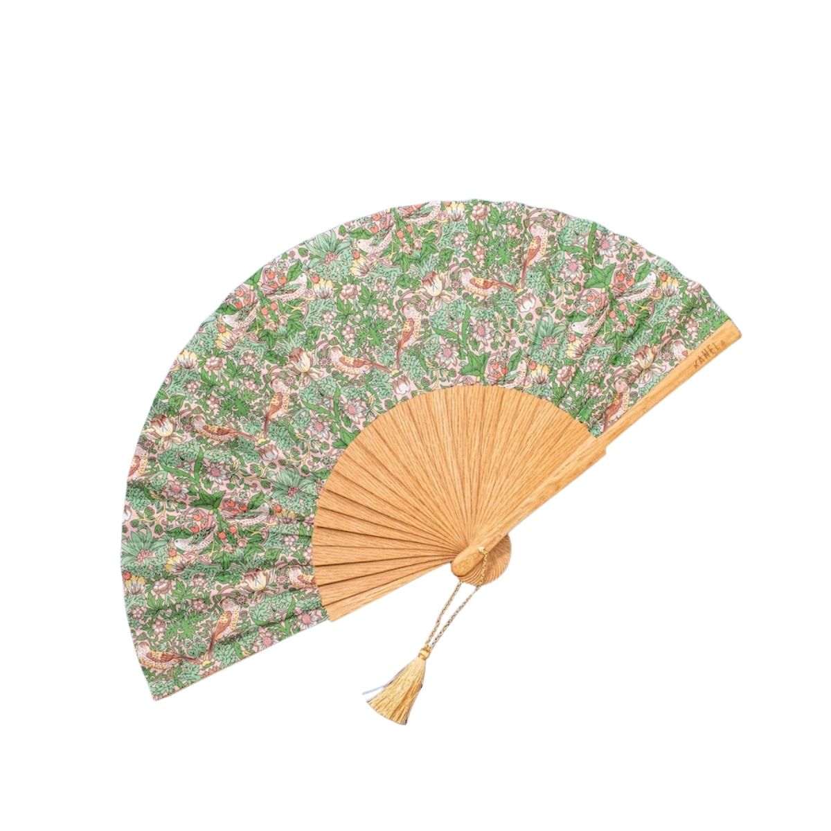 5 Versailles Green Fan - Image 1