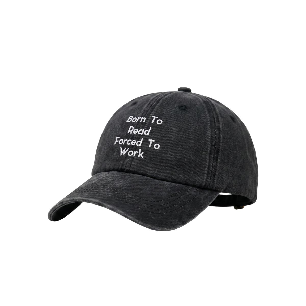 Lipshop Hats (2) Born To Read Forced To Work Jockey Hat - Image 1