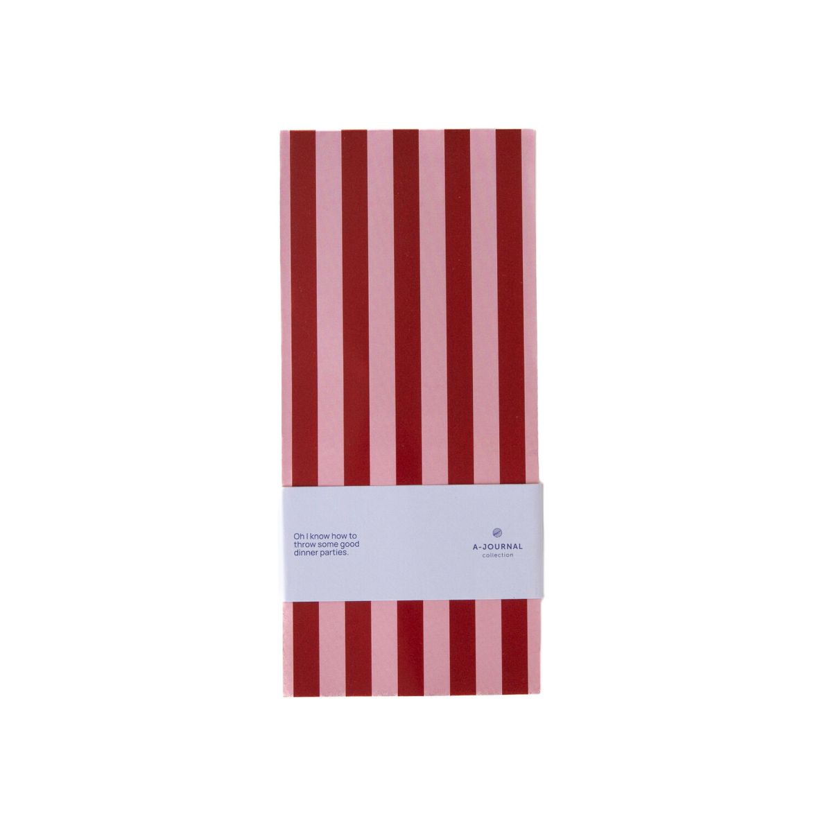 34 A-Journal Menu Cards Stripes – Set of 8 - Image 1