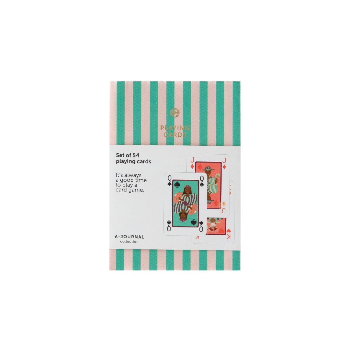 39 A-Journal Playing Cards – Green - Image 1