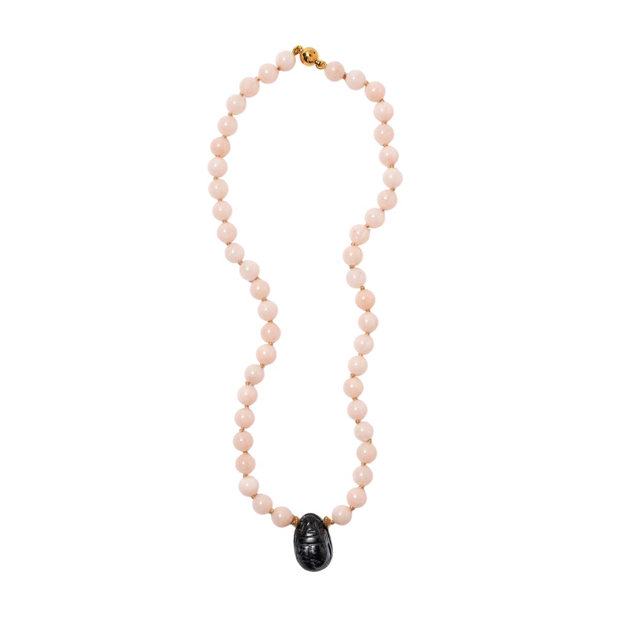 242 Scarabeus Necklace, Pink - Image 1