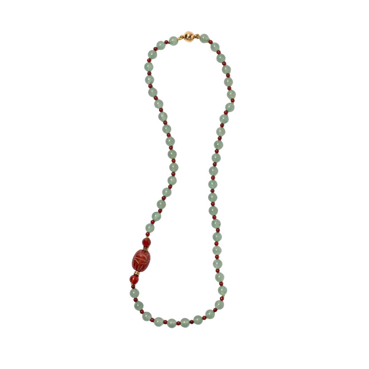 244 Scarabeus Necklace, Green - Image 1