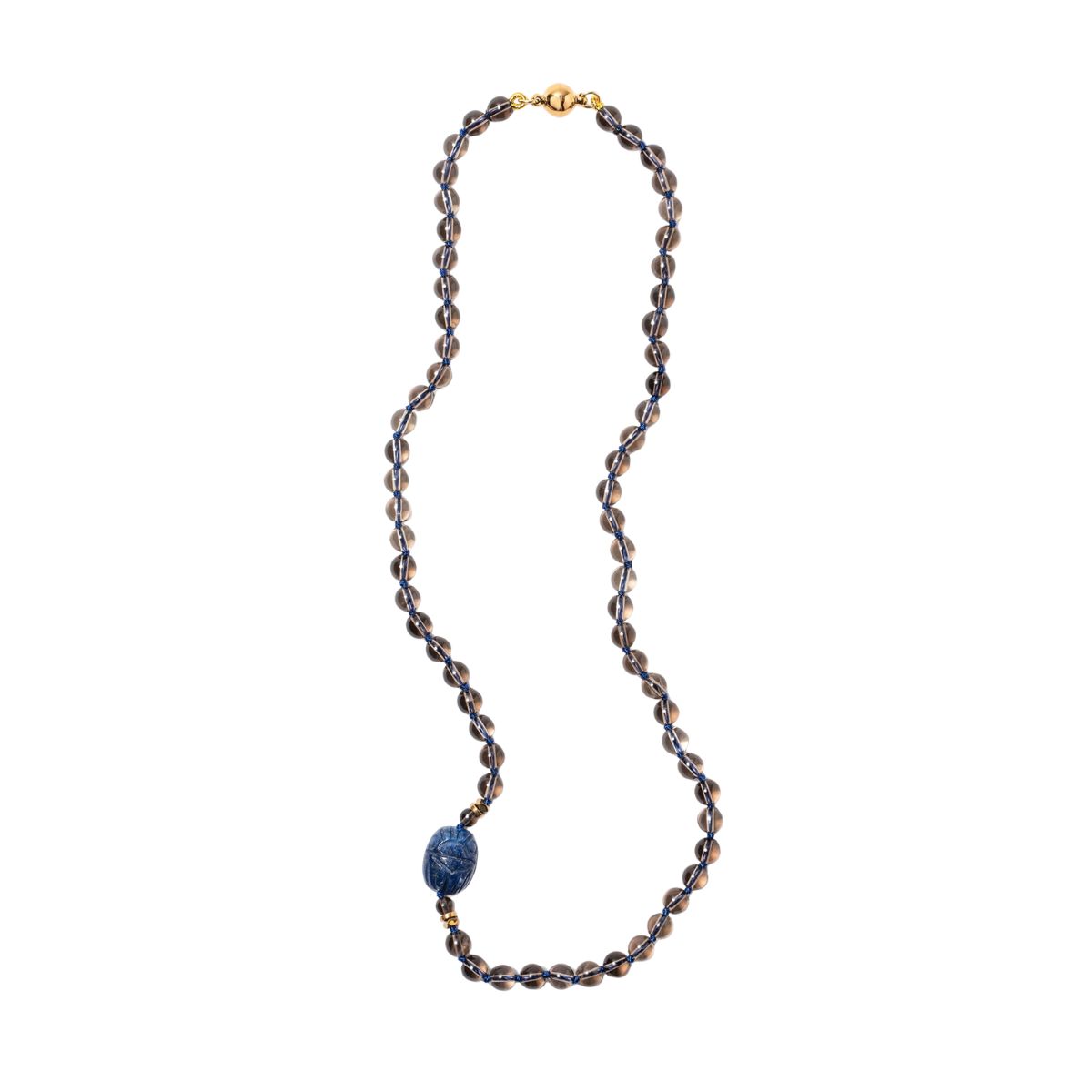 267 Scarabeus Necklace, Blue - Image 1