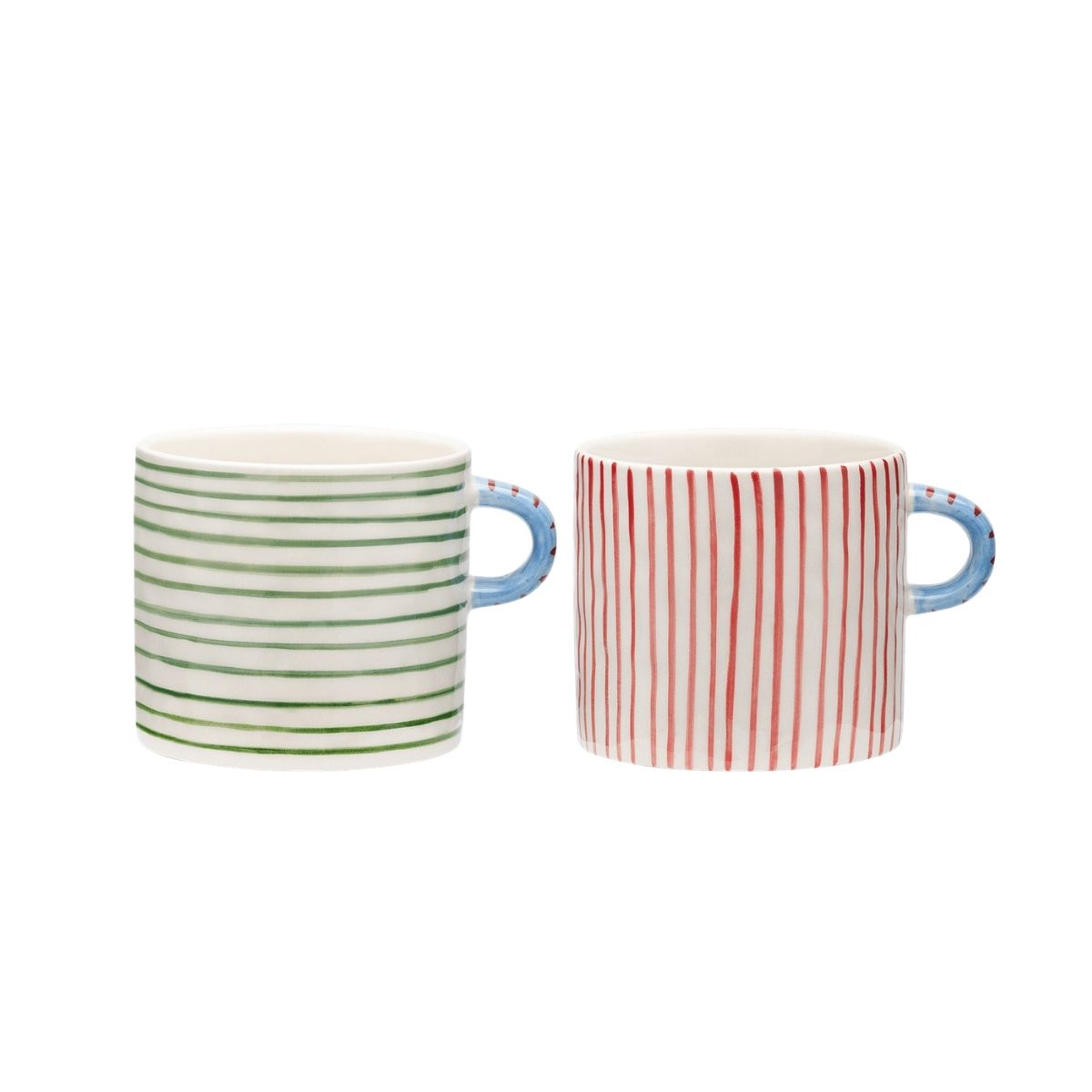399 Stripe Affair Tea Mug Set of 2 - Image 1