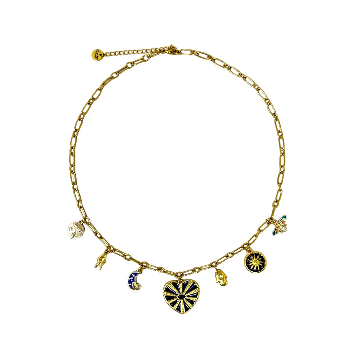 438 Cosmic Protection Chain Charm Necklace - Image 1