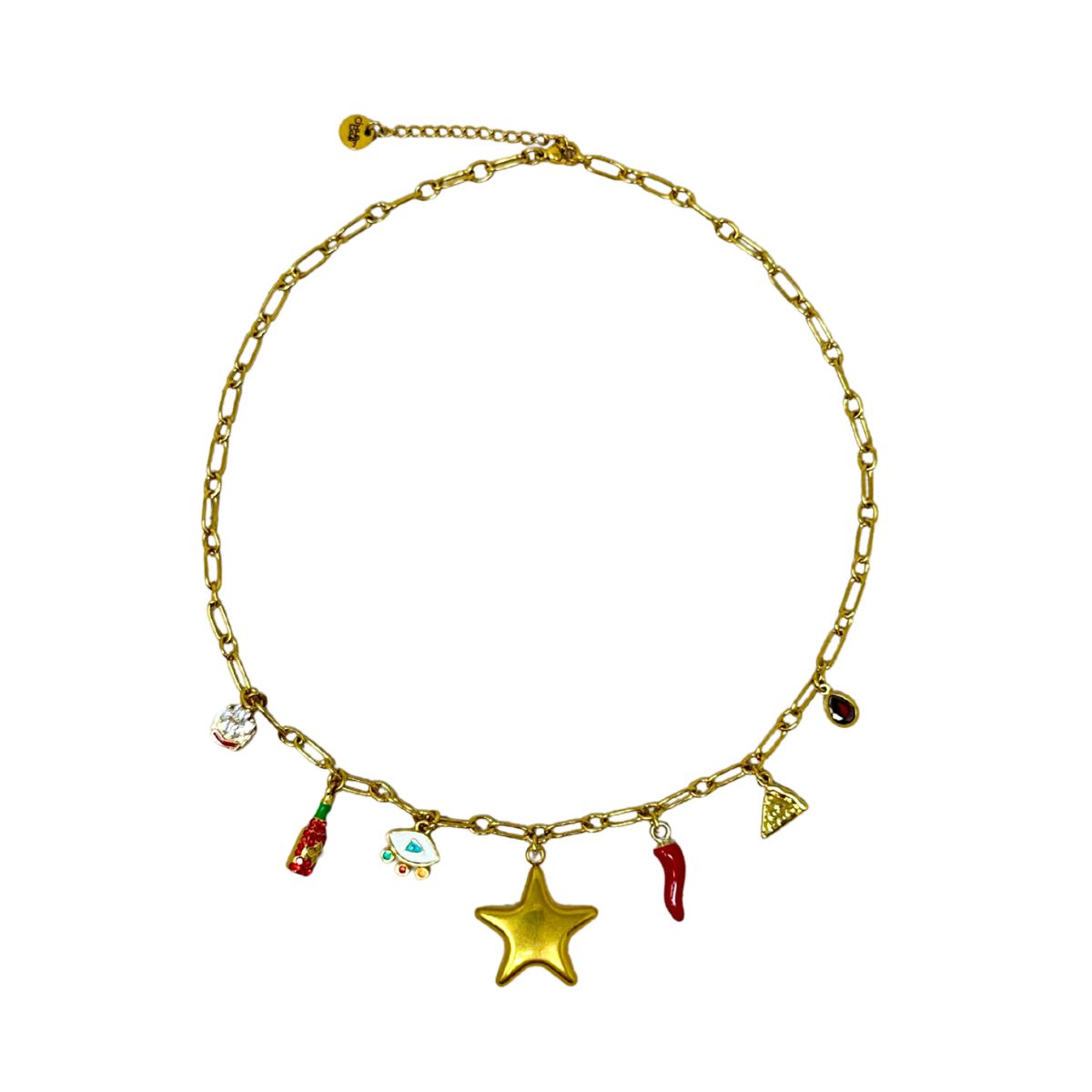 440 Hot Take Chain Charm Necklace - Image 1