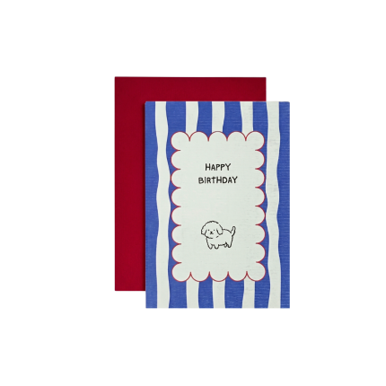 Happy Paw Birthday Greeting Card