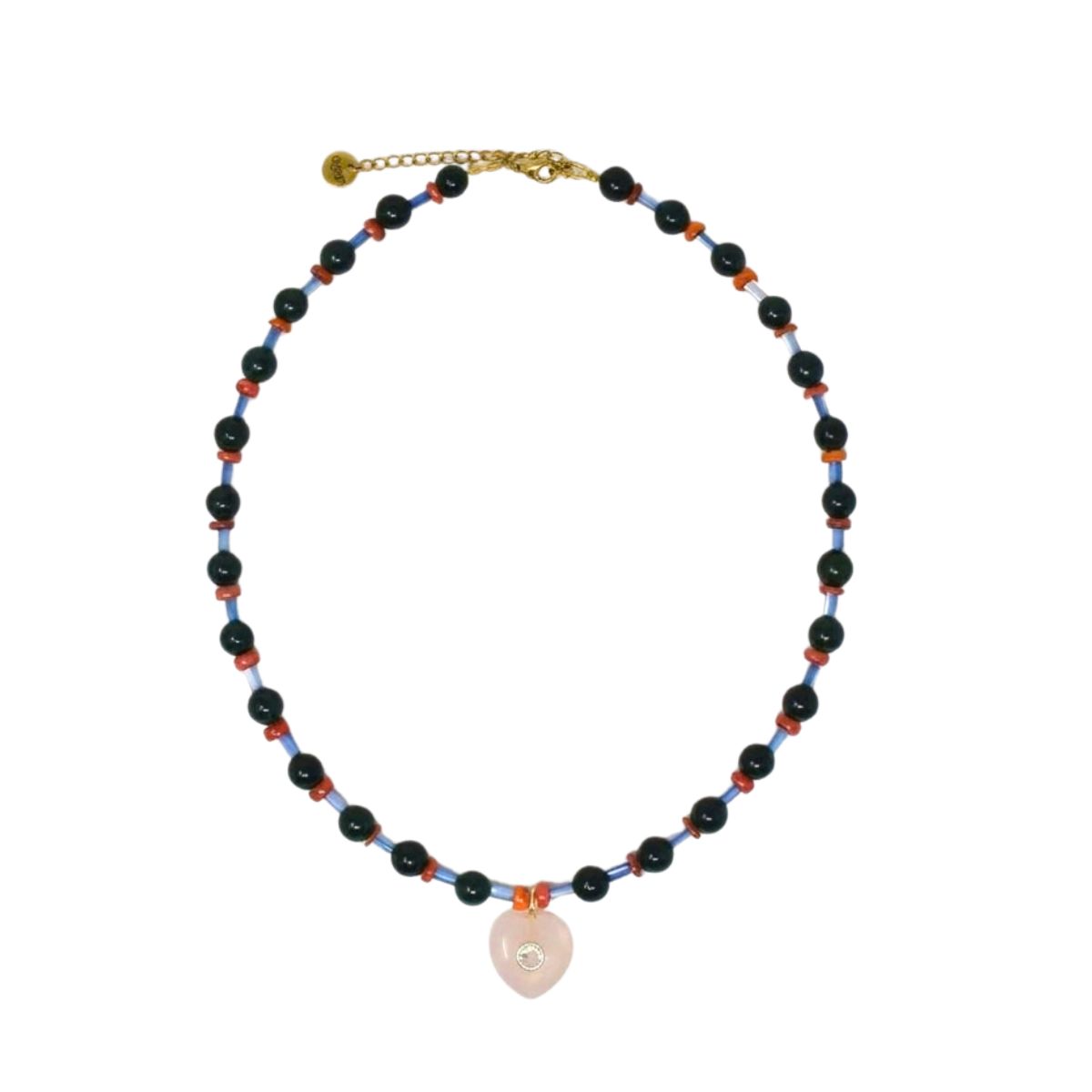 Charm Bar - Lipshop jewelry (3) Perfect Mismatch Semiprecious Charm Necklace - Image 1