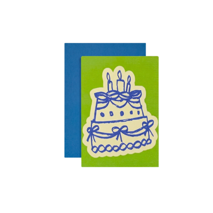 Birthday Cake Greeting Card