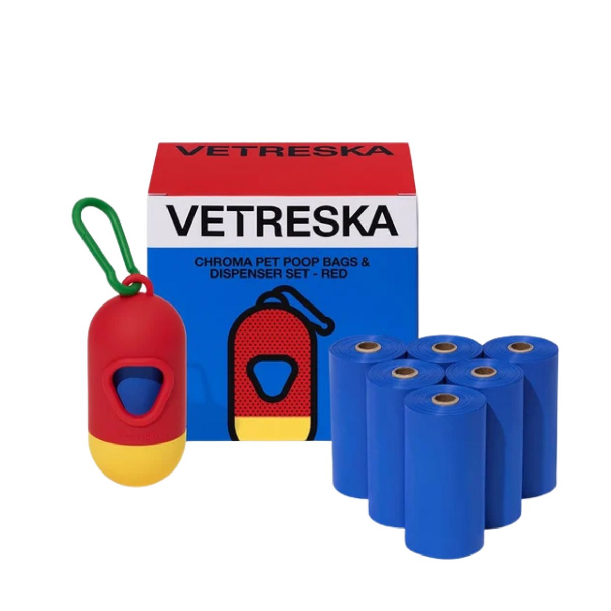 VETRESKA Vetreska Chroma Poop Bags And Dispenser Set - Image 1