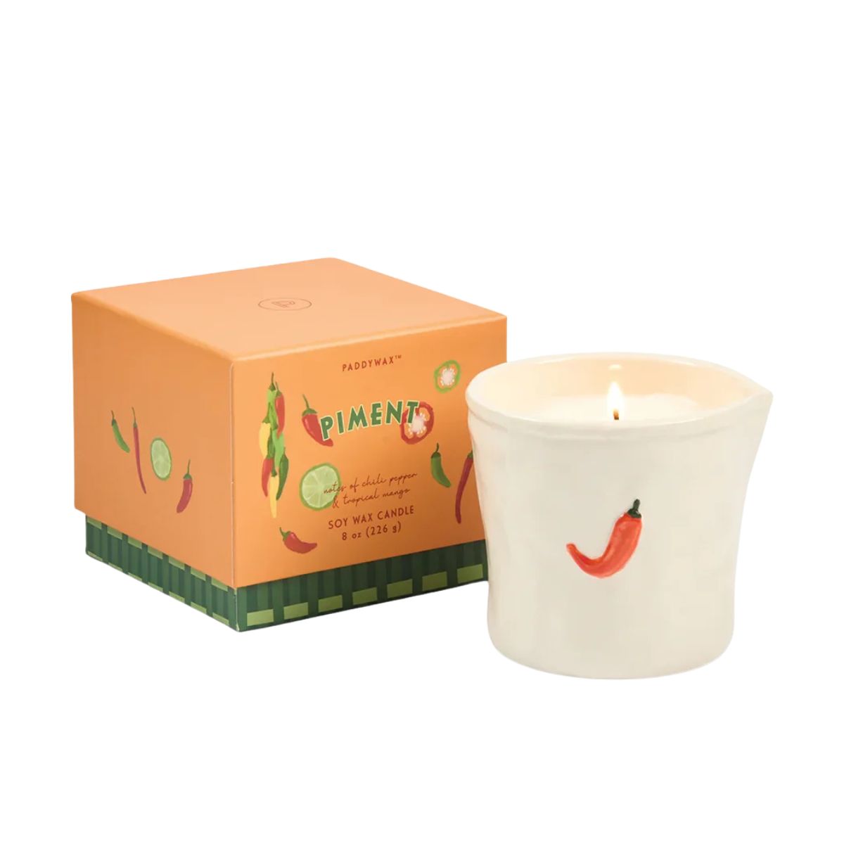 115 Bistro 226g Piment Candle, Chili And Mango - Image 1