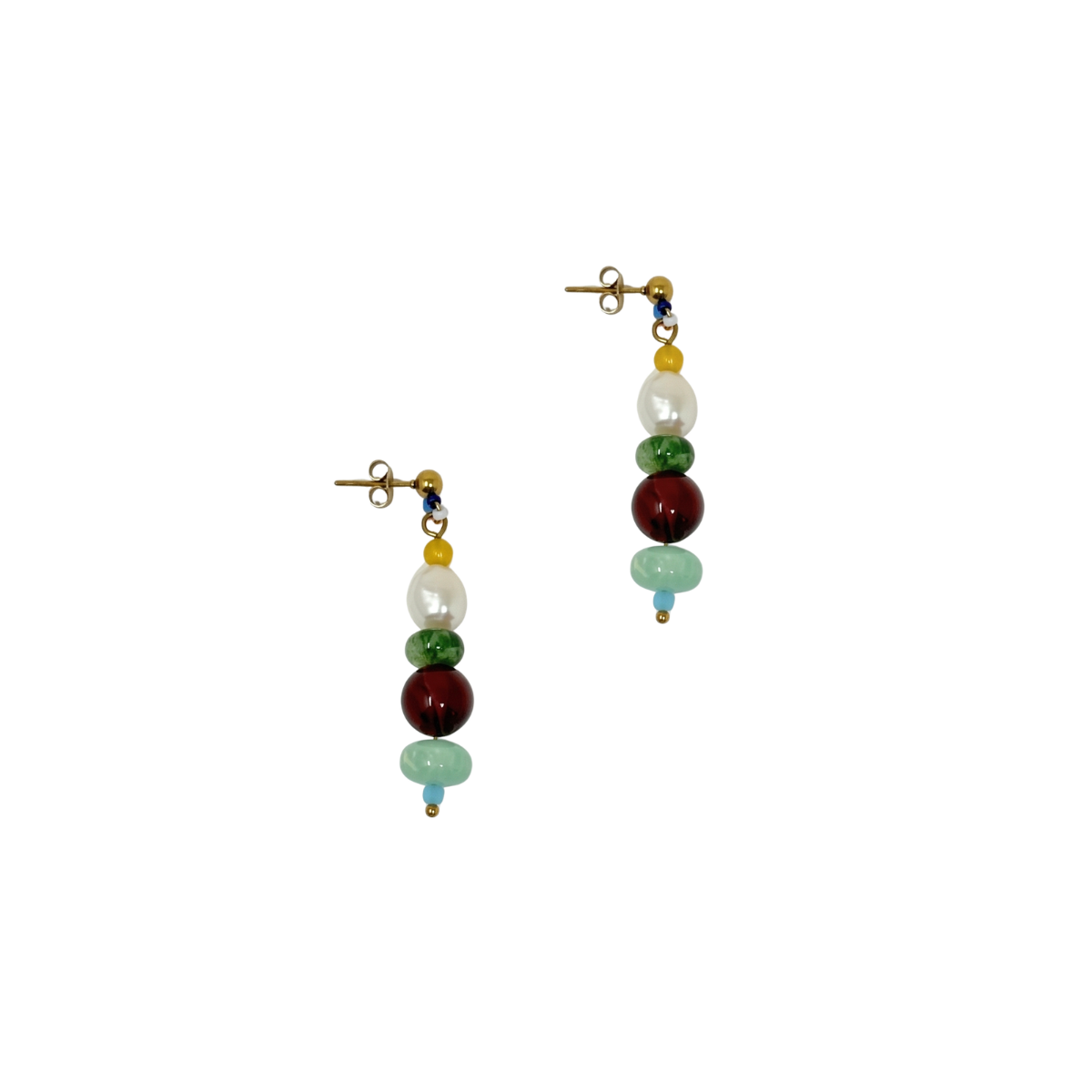 64 Jade Totem Earrings - Image 1
