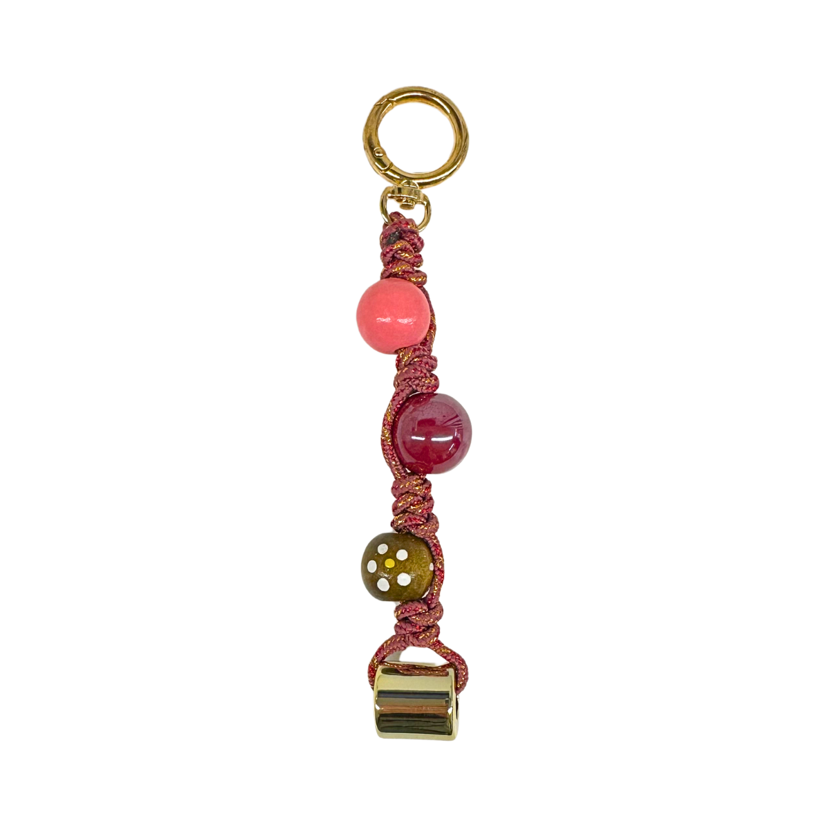 68 Ruby Speckle Key/Bag Charm - Image 1