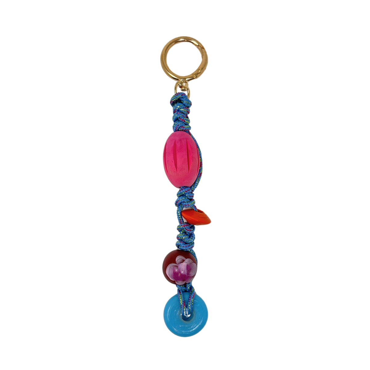 72 Cobalt Bloom Key/Bag Charm - Image 1