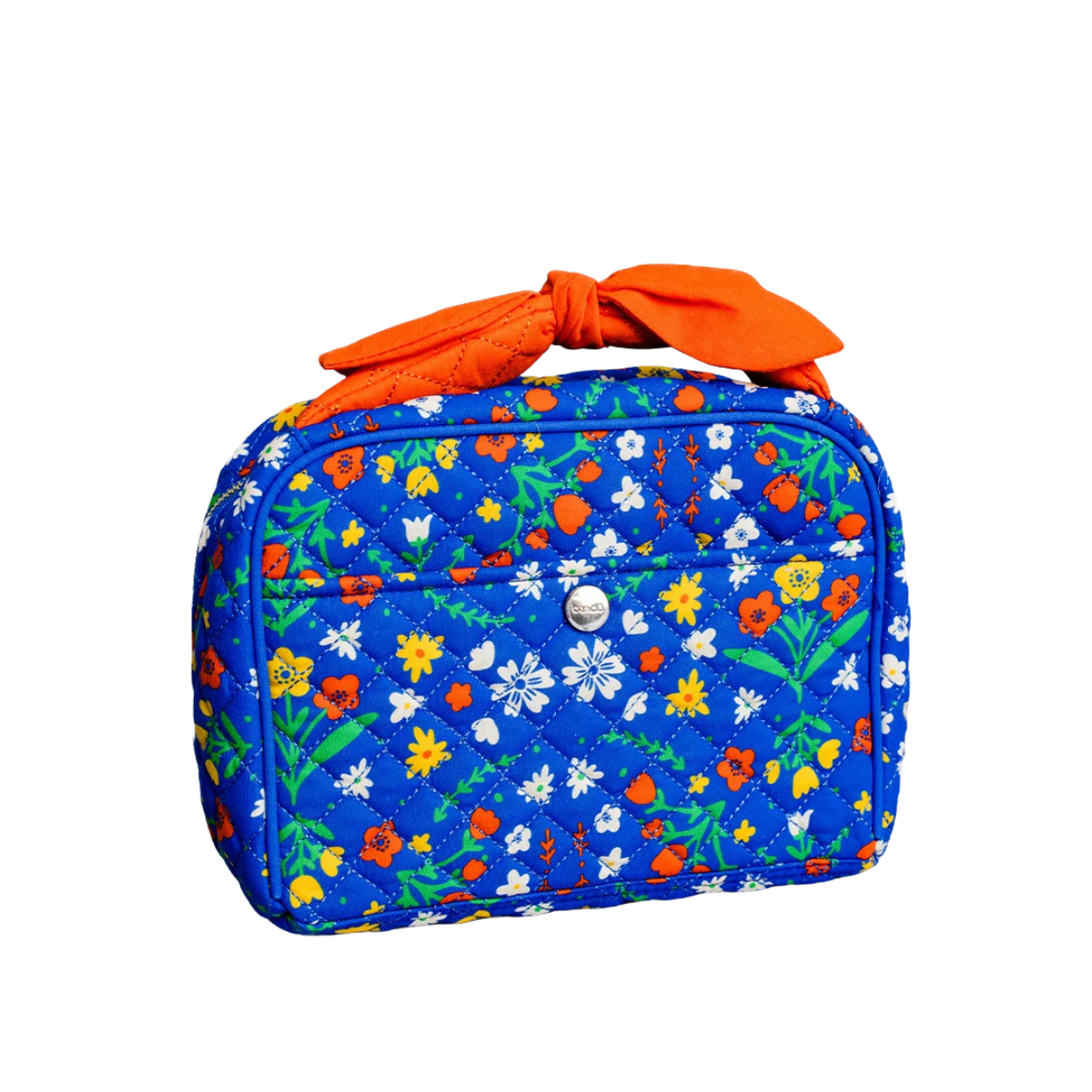 88 Toiletry Bag, Blue Scandinavian Floral - Image 1